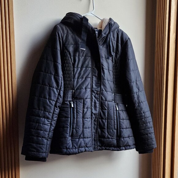 INTL d.e.t.a.i.l.s Black Lightweight Puffer Jacket Size Small - Picture 4 of 16